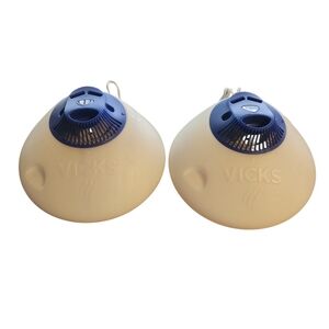 2 Vicks Vaporizers For Medicated Treatment Humidifier Set